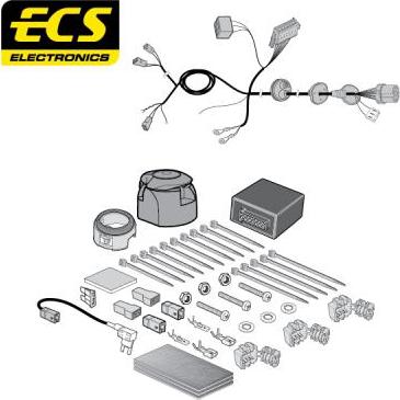 ECS VW21413MU - Комплект електрики, причіпне обладнання autocars.com.ua