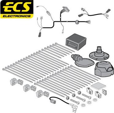 ECS VW28107MU - Комплект електрики, причіпне обладнання autocars.com.ua