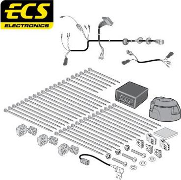 ECS VW28113MU - Комплект електрики, причіпне обладнання autocars.com.ua