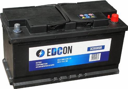 Edcon DC100830R - Стартерна акумуляторна батарея, АКБ autocars.com.ua
