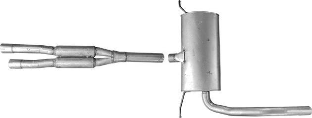 Edex 01.00 - Середній глушник вихлопних газів autocars.com.ua