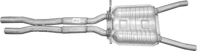 Edex 30.655 - Середній глушник вихлопних газів autocars.com.ua