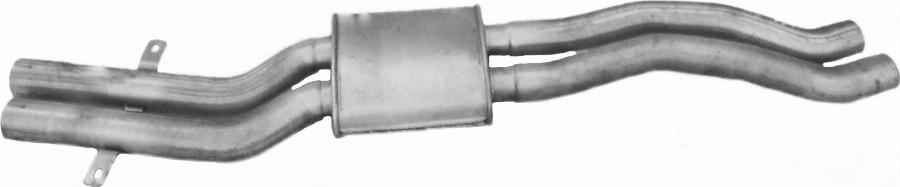 Edex 03.134 - Середній глушник вихлопних газів autocars.com.ua
