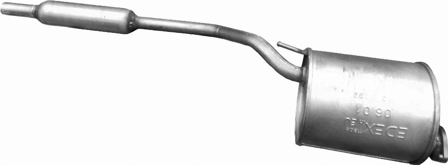 Edex 06.01 - Середній глушник вихлопних газів autocars.com.ua