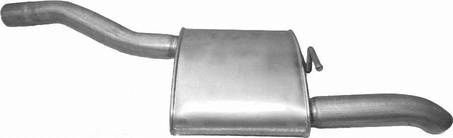 Edex 08.393 - Середній глушник вихлопних газів autocars.com.ua