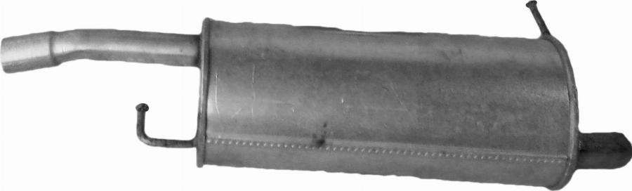 Edex 08.589 - Середній глушник вихлопних газів autocars.com.ua