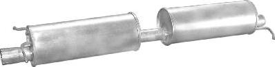 Edex 08.601 - Середній глушник вихлопних газів autocars.com.ua