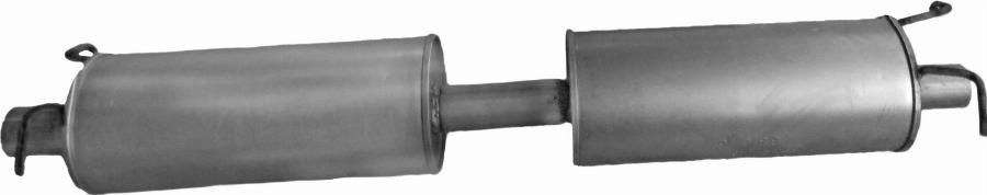 Edex 08.616 - Середній глушник вихлопних газів autocars.com.ua