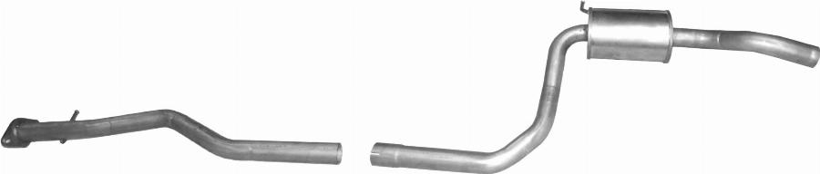 Edex 08.691 - Середній глушник вихлопних газів autocars.com.ua