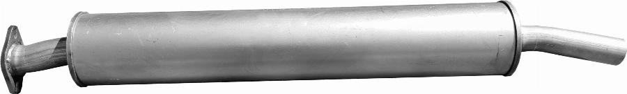 Edex 08.700 - Середній глушник вихлопних газів autocars.com.ua