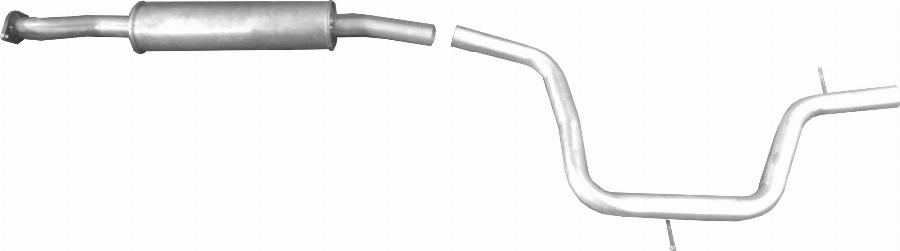 Edex 08.712 - Середній глушник вихлопних газів autocars.com.ua