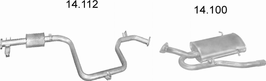 Edex 1028 - Система випуску ОГ autocars.com.ua