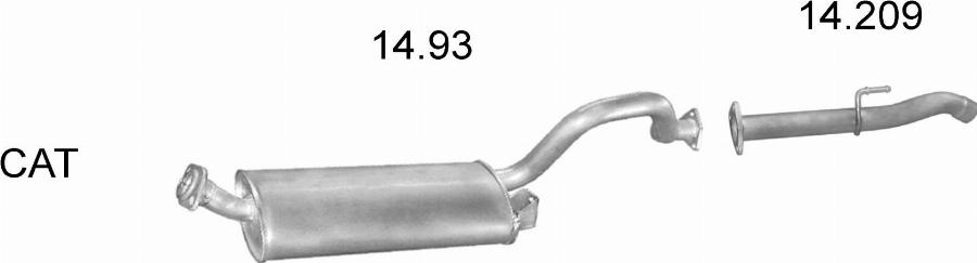 Edex 1041 - Система випуску ОГ autocars.com.ua