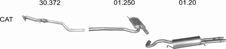 Edex 107 - Система випуску ОГ autocars.com.ua