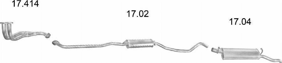 Edex 1146 - Система випуску ОГ autocars.com.ua