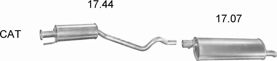 Edex 1162 - Система випуску ОГ autocars.com.ua