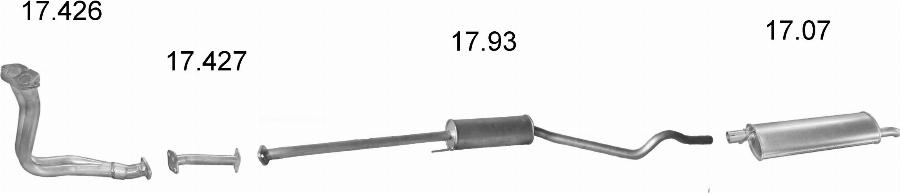 Edex 1167 - Система випуску ОГ autocars.com.ua