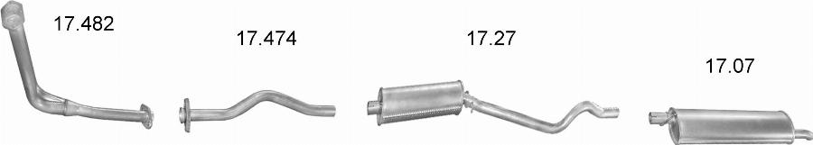 Edex 1192 - Система випуску ОГ autocars.com.ua