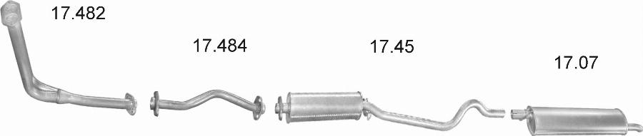 Edex 1193 - Система випуску ОГ autocars.com.ua