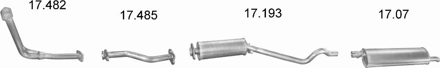 Edex 1234 - Система випуску ОГ autocars.com.ua