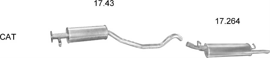 Edex 1279 - Система випуску ОГ autocars.com.ua