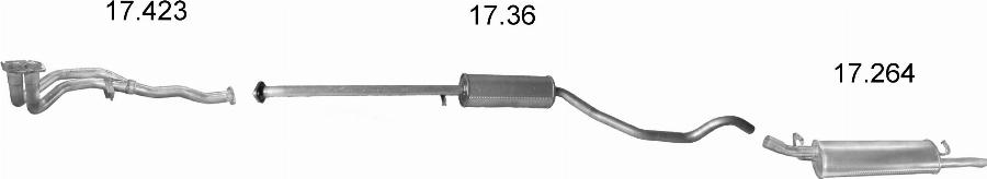 Edex 1281 - Система випуску ОГ autocars.com.ua