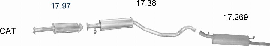 Edex 1286 - Система випуску ОГ autocars.com.ua