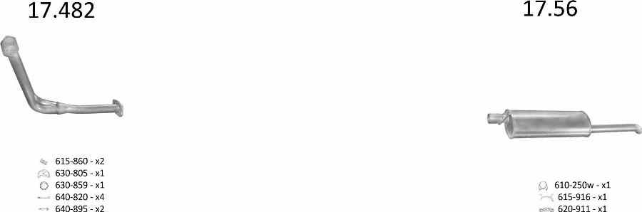 Edex 1300 - Система випуску ОГ autocars.com.ua