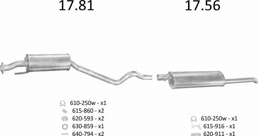 Edex 1316 - Система випуску ОГ autocars.com.ua