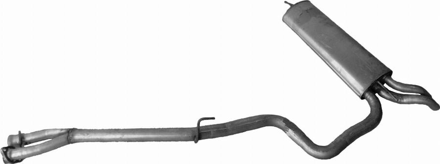 Edex 13.185 - Глушник вихлопних газів кінцевий autocars.com.ua