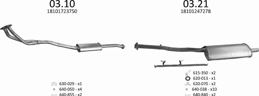 Edex 135 - Система випуску ОГ autocars.com.ua