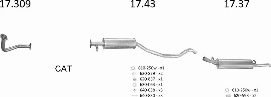 Edex 1392 - Система випуску ОГ autocars.com.ua