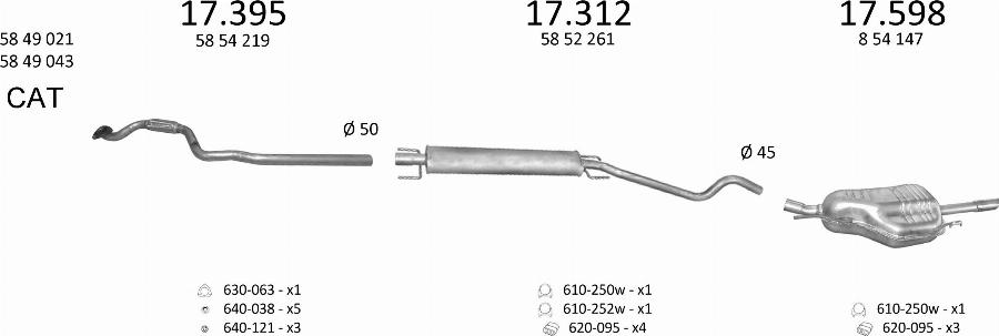Edex 14.01 - Глушник вихлопних газів кінцевий autocars.com.ua