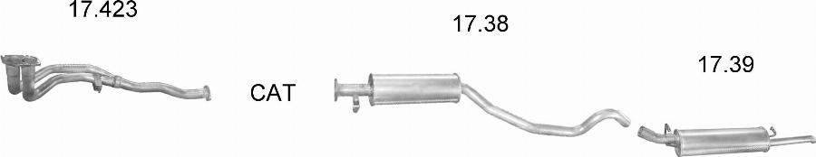 Edex 1438 - Система випуску ОГ autocars.com.ua