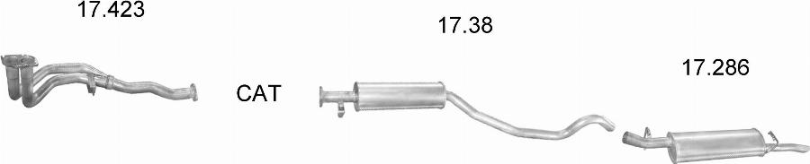 Edex 1449 - Система випуску ОГ autocars.com.ua