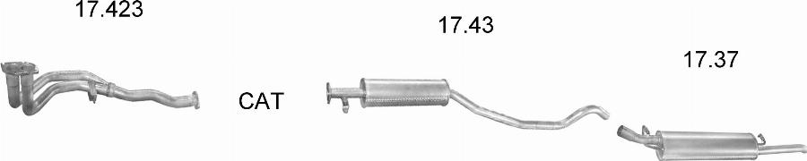 Edex 1450 - Система випуску ОГ autocars.com.ua