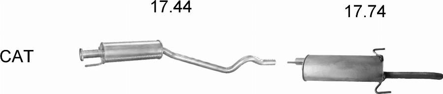 Edex 1460 - Система випуску ОГ autocars.com.ua