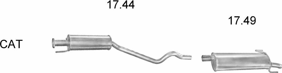 Edex 1467 - Система випуску ОГ autocars.com.ua