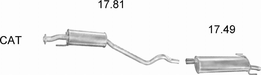 Edex 1468 - Система випуску ОГ autocars.com.ua