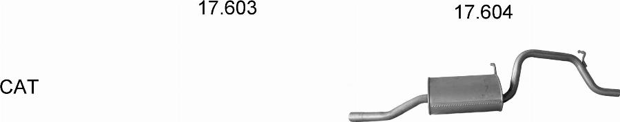 Edex 14.95 - Предглушітель вихлопних газів autocars.com.ua