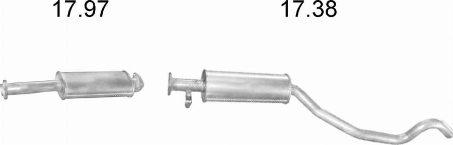 Edex 1523 - Система випуску ОГ autocars.com.ua