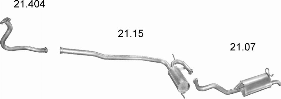 Edex 1687 - Система випуску ОГ autocars.com.ua