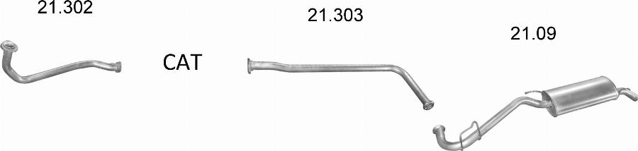 Edex 16.95 - Труба вихлопного газу autocars.com.ua