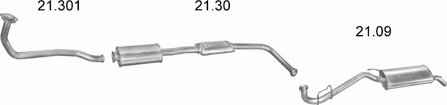 Edex 1699 - Система випуску ОГ autocars.com.ua