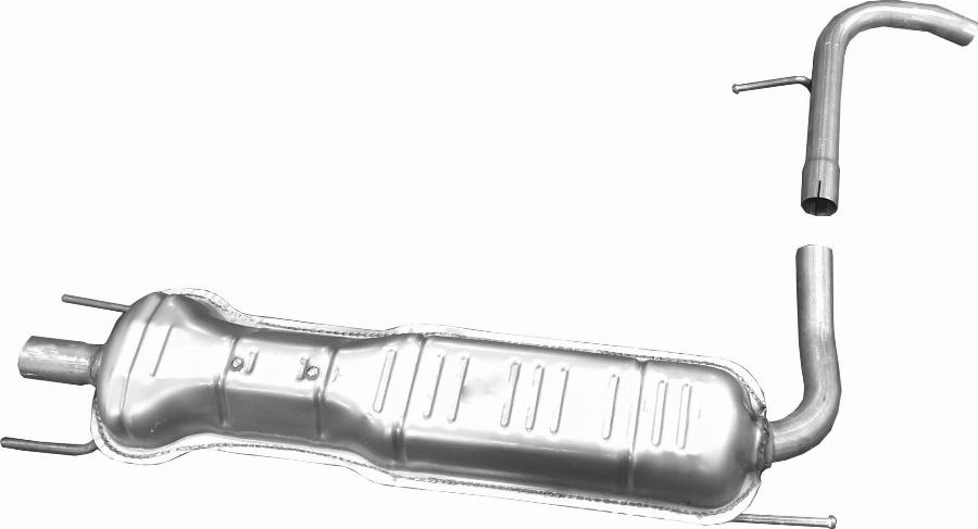 Edex 17.00 - Середній глушник вихлопних газів autocars.com.ua