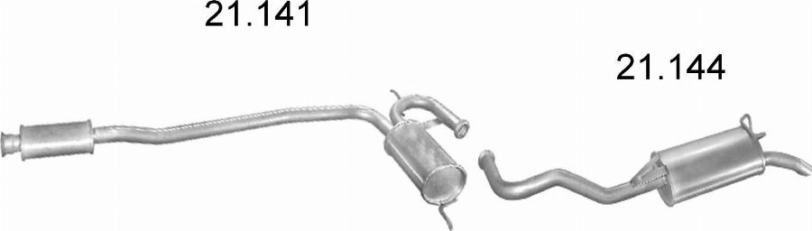 Edex 17.07 - Глушник вихлопних газів кінцевий autocars.com.ua