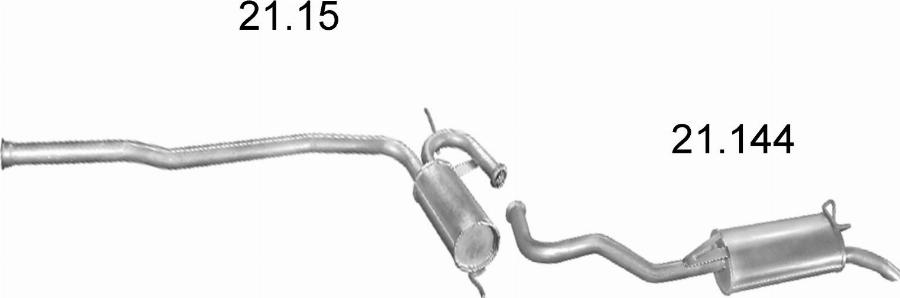 Edex 17.11 - Глушник вихлопних газів кінцевий autocars.com.ua