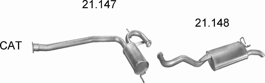 Edex 1718 - Система випуску ОГ autocars.com.ua