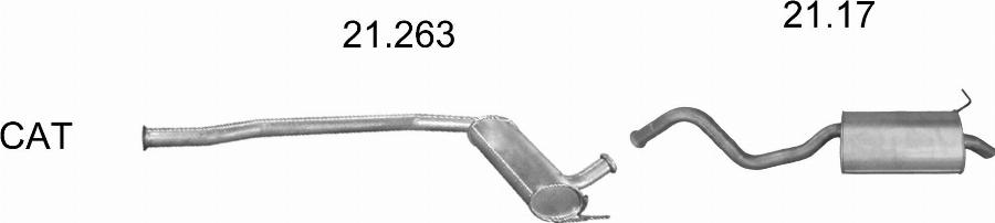 Edex 1728 - Система випуску ОГ autocars.com.ua