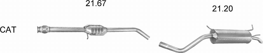 Edex 1734 - Система випуску ОГ autocars.com.ua